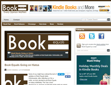 Tablet Screenshot of bookequals.com